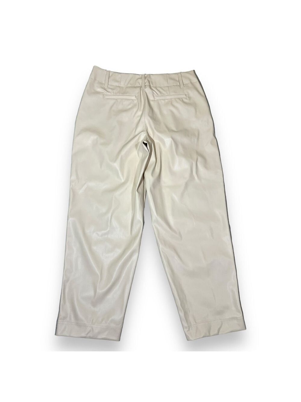 A New Day Women’s Faux Leather Tapered Leg Ankle Pants Caraway Seed Size 12 - Picture 6 of 6